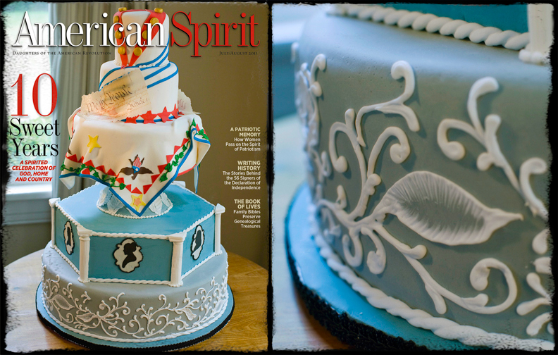 American Spirit Cake 10 year anniversary