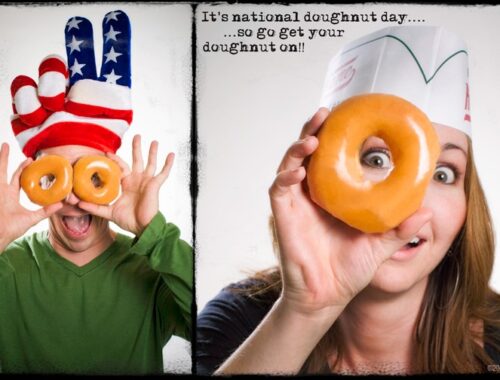 National doughnut day fun with doughnuts