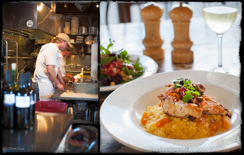 Marche grilled chicken and couscous