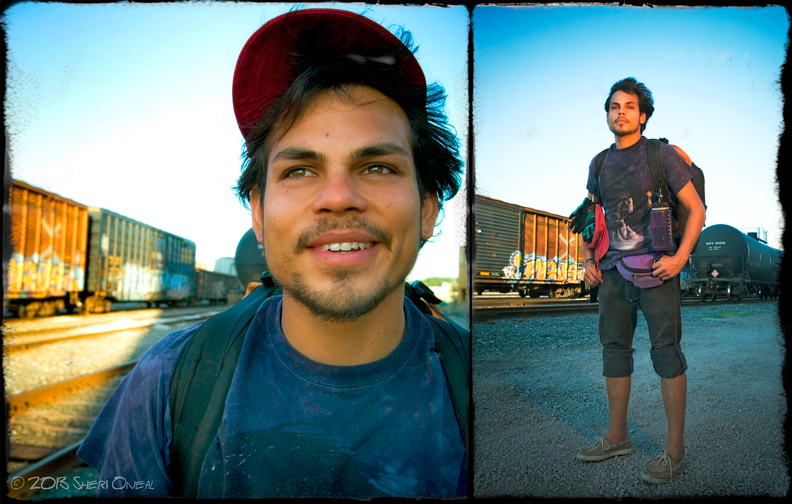 hobo train jumper by trains