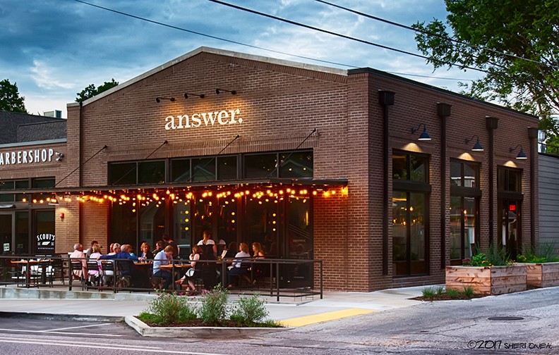 West Side Digs: answer. restaurant, Nashville