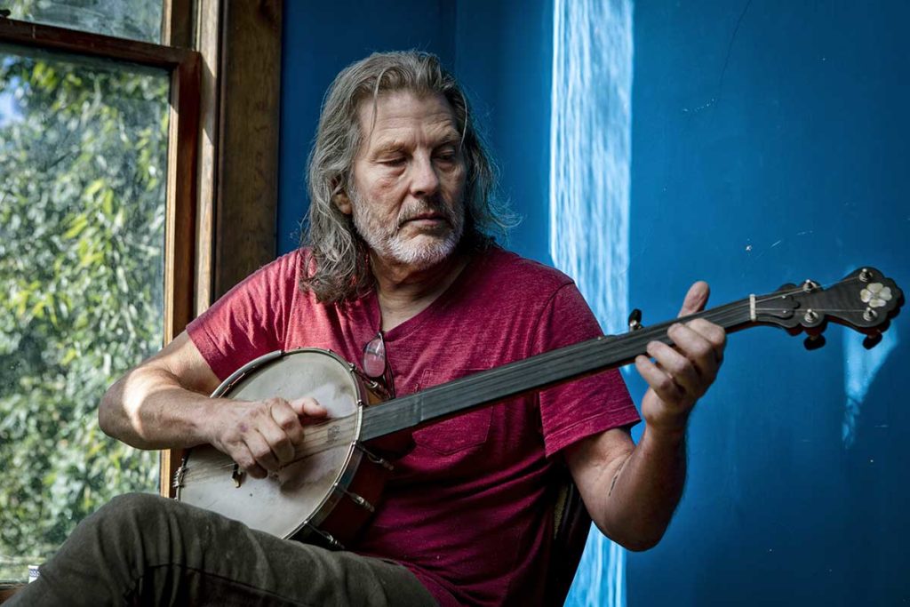 Buddy Jackson Playing Banjo he made