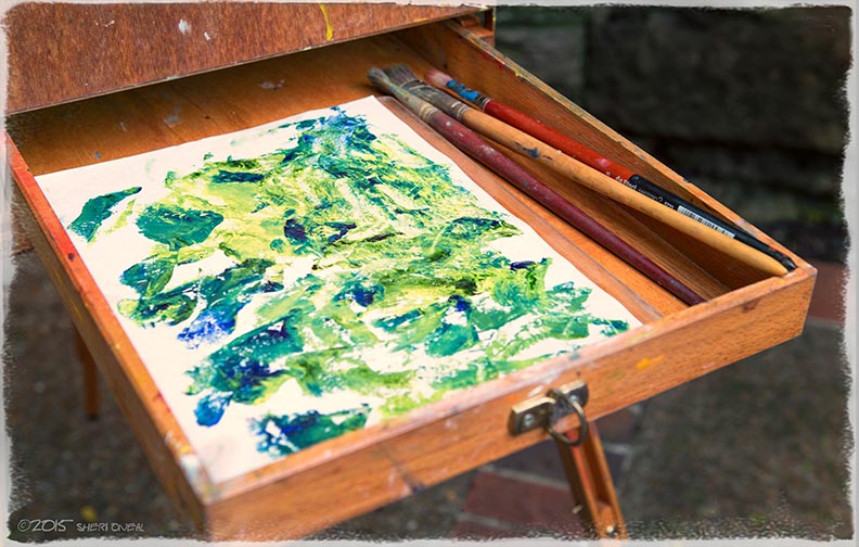 Paint pallet, Rita Maggart, Fabulous Women Over 40