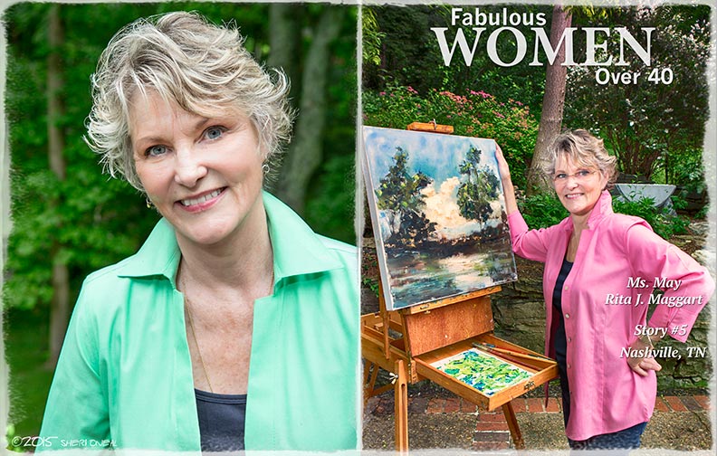 Fabulous Women over 40, Rita Maggart, volunteer artist in women's prison