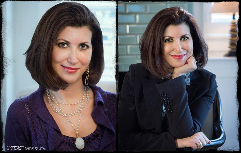 A portrait of Tara Bloom of Like Family Homecare Services sharing her story of offering caregiver services for the blog series Fabulous Women Over 40