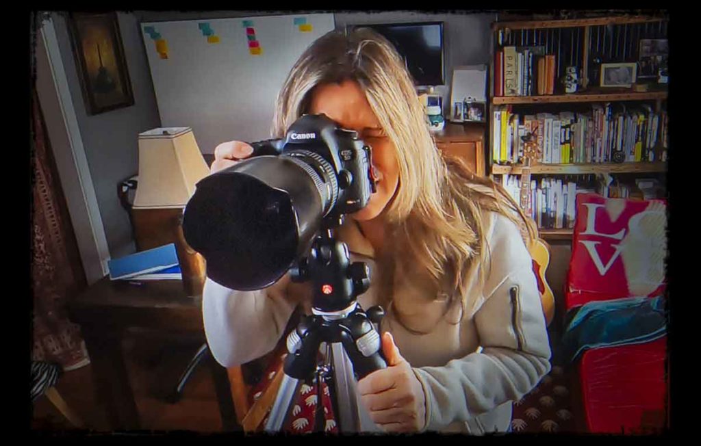 photographer shooting a virtual photoshoot